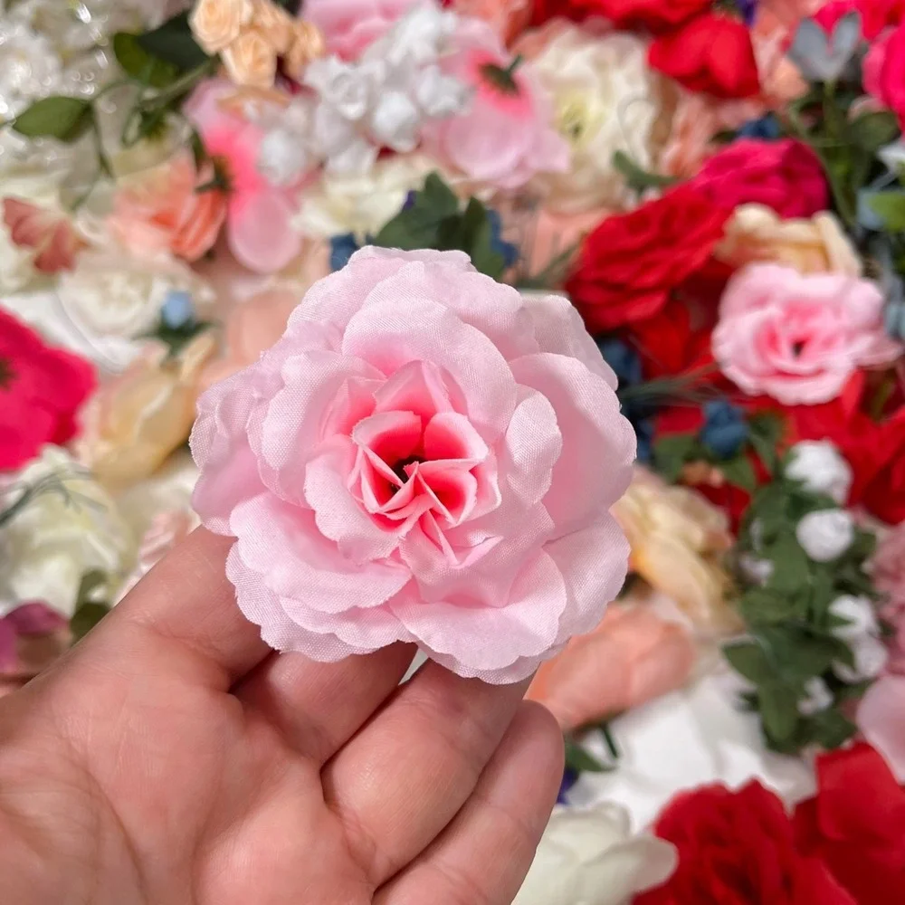 LAREGE Multicolor Artificial Flower Lot Blooms Faux Roses Craft Decor Boho